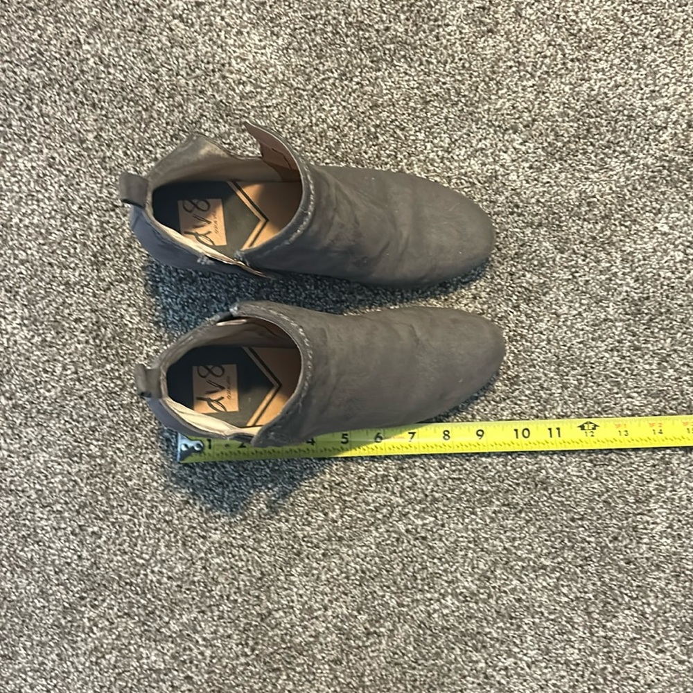Dolce Vita Grey Wedged Booties